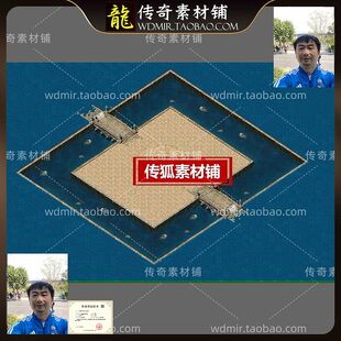 传奇地图素材 海岛系列 河道等待区 高清独立动态地砖 无缝封边