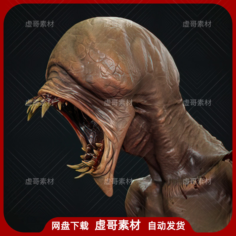 ue4生化丧尸模型 mutant 3 末日变异生化丧尸怪物角色
