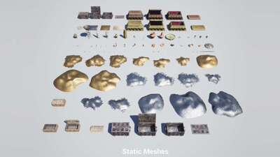 UE4 虚幻4资源 宝藏 Ancient Treasures 4.20-4.25