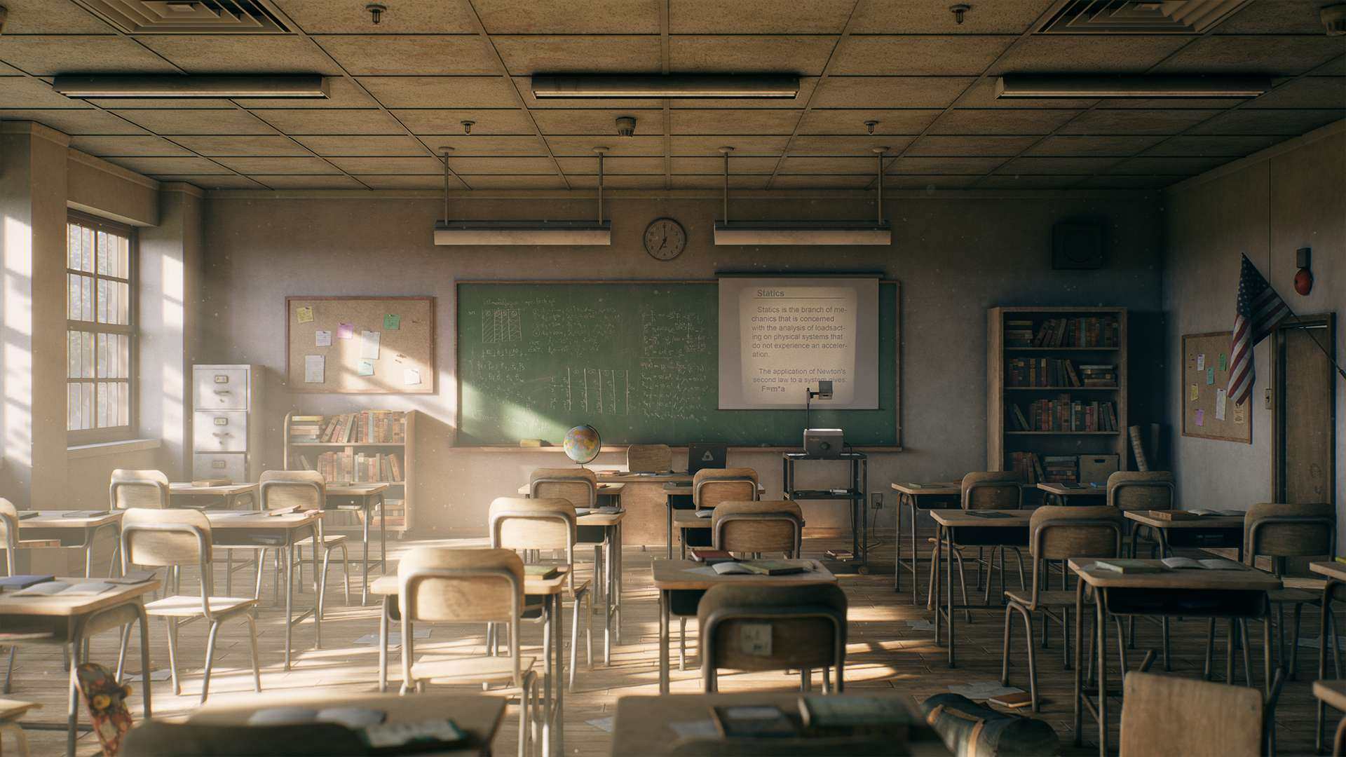 ue4 虚幻4资源 老教室 old classroom 4.22-4.27