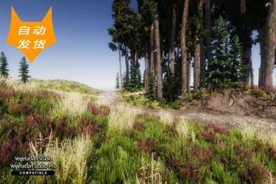 U3D 植被花草模型地面纹理 Advanced Foliage Pack 2.0 v3.0