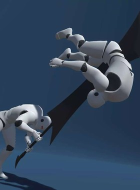 U3D模型 超酷格斗动作动画包 GreatSword_Animset v1.0