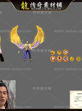 传奇剑甲素材 微变单职业神器大富豪 罗曼蒂康迪衣服武器首饰素材