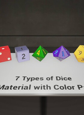 UE4 虚幻4 Rin Blueprint Dice Pack 蓝图骰子包