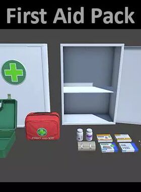 U3D 医疗急救包 3D数字模型 First Aid Pack 1.0