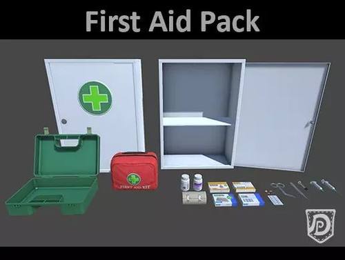 U3D 医疗急救包 3D数字模型 First Aid Pack 1.0
