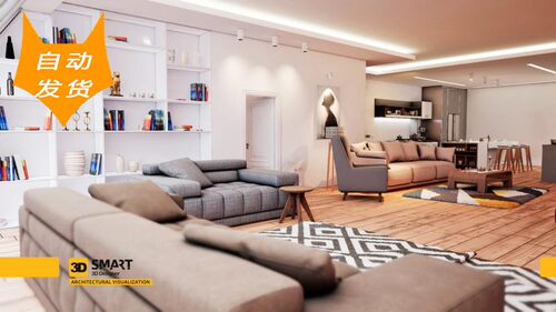 UE4 虚幻4建筑可视化 SMART ArchViz Interior Pack 01 4.19-4.27