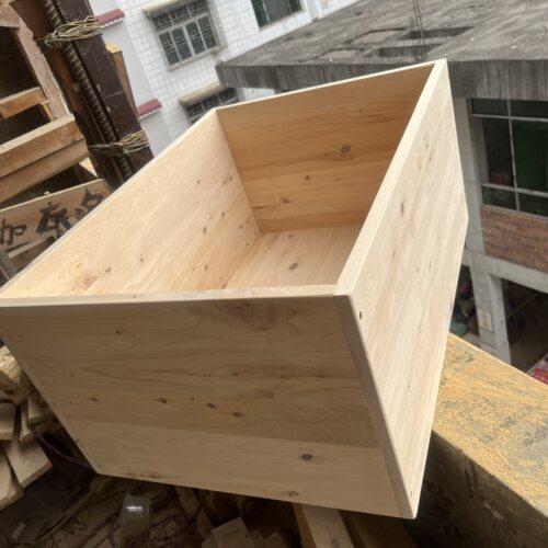 内65*45*30厘米全柏木带盖子螺丝连接可拆装木盒实木盒子工具盒
