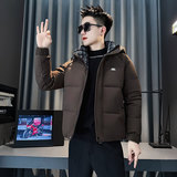 MF105-P138 控178 冬季社会小伙加厚保暖棉衣棉服连帽外套 咖色1,男装棉衣,电商A220, MF105-P138 控178 冬季社会小伙加厚保暖棉衣棉服连帽外套 咖色1,男装棉衣,电商A220,