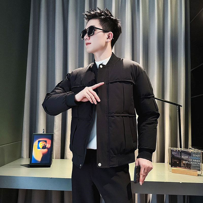 MF97-P138控178冬季社会小伙加厚保暖立领棉衣棉服外套咖色1,男装棉衣,电商A220