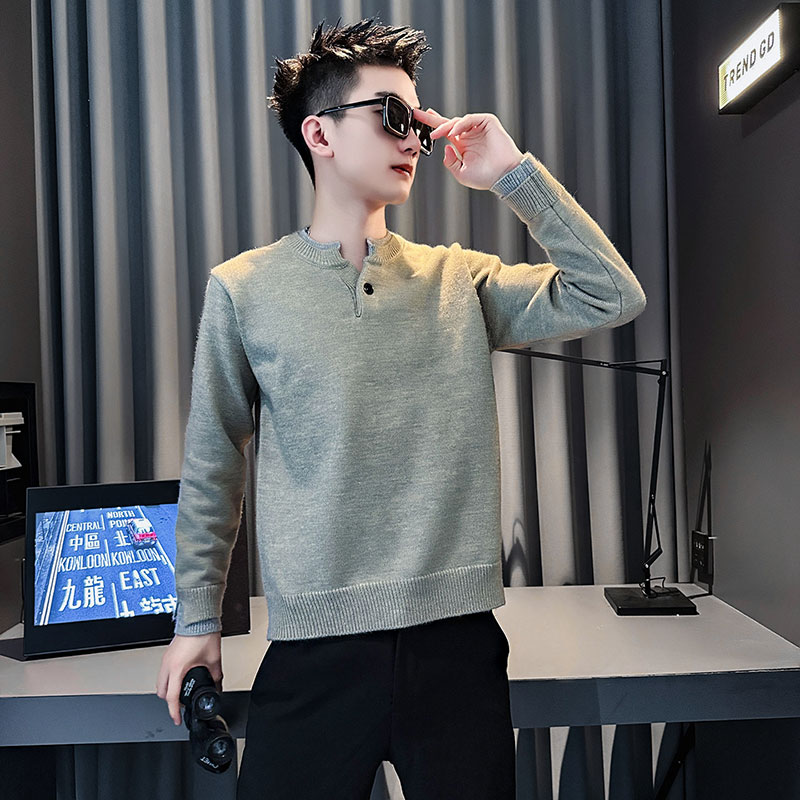 SM103-P78控108社会小伙店主风男潮毛衣针织衫黑色2,男装针织衫/毛衣,电商A220