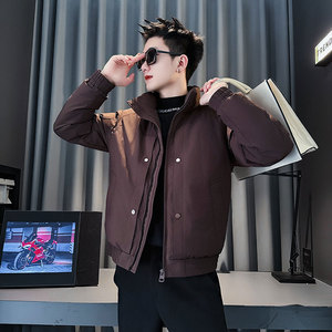 MF81-P138 控178  冬季社会小伙加厚保暖立领棉衣棉服外套 绿1图片