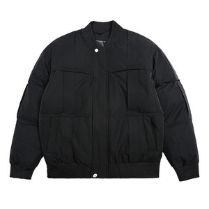 MF75-P138 控178  冬季社会小伙店主风棒球领棉衣棉服外套 卡其1图片