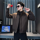 MF103-P138控178冬季社会小伙加厚保暖立领棉衣棉服外套黑色1，男装棉衣，电商A220