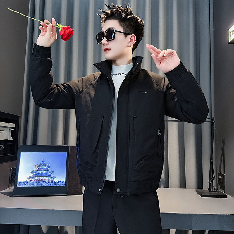 MF108-P138控178冬季社会小伙加厚保暖立领棉衣棉服外套黄色1,男装棉衣,电商A220