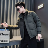 MF83-P138控178冬季社会小伙加厚保暖立领棉衣棉服外套绿色1，男装棉衣，电商A220