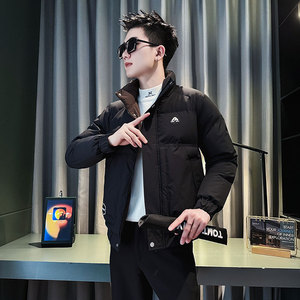 MF59-P138 控178  冬季社会小伙店主风立领棉衣棉服外套 黑1图片