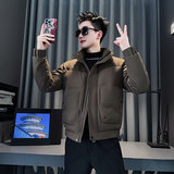 MF95-P138控188冬季社会小伙加厚保暖立领棉衣棉服外套黑色2，男装棉衣，电商A220