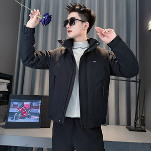 MF101-P138 控178  冬季社会小伙加厚保暖立领棉衣棉服外套 绿色1图片