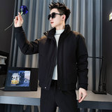 MF94-P138控188冬季社会小伙加厚保暖立领棉衣棉服外套黑色1，男装棉衣，电商A220