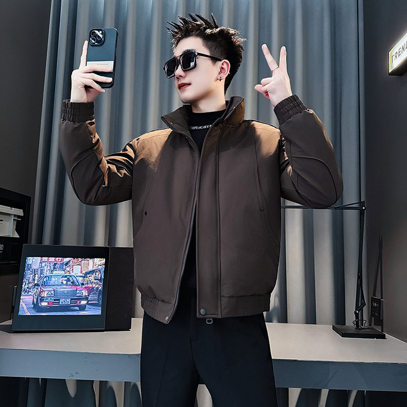 MF103-P138控178冬季社会小伙加厚保暖立领棉衣棉服外套黑色2,男装棉衣,电商A220