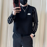 SM80-P78控108社会小伙店主风男潮毛衣针织衫白3，男装针织衫/毛衣，电商A220