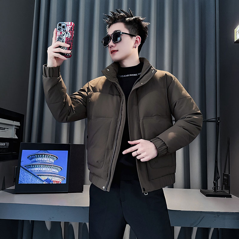 MF95-P138控188冬季社会小伙加厚保暖立领棉衣棉服外套紫色1,男装棉衣,电商A220