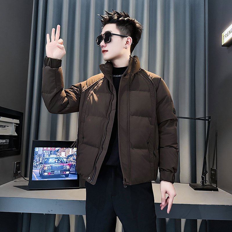 MF83-P138控178冬季社会小伙加厚保暖立领棉衣棉服外套绿色1,男装棉衣,电商A220