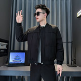 MF97-P138控178冬季社会小伙加厚保暖立领棉衣棉服外套黑2，男装棉衣，电商A220