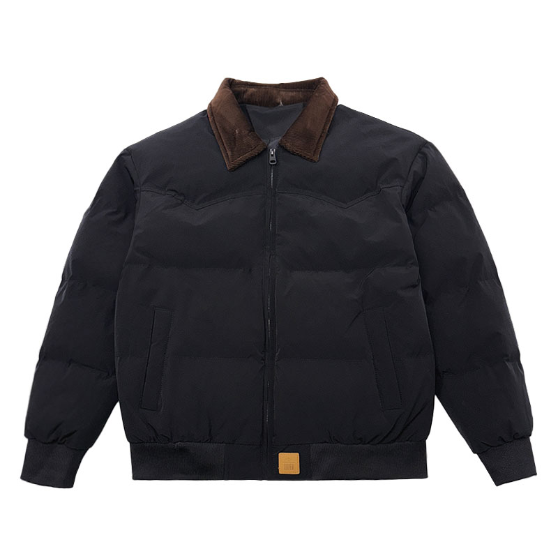 MF82-P138控178冬季社会小伙加厚保暖立领棉衣棉服外套黑1,男装棉衣,电商A220
