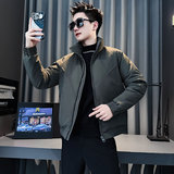 MF106-P138控178冬季社会小伙加厚保暖立领棉衣棉服外套绿色1，男装棉衣，电商A220