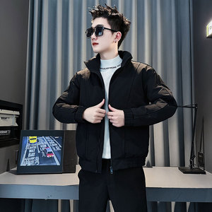 MF91-P138 控188  冬季社会小伙加厚保暖立领棉衣棉服外套 黄色2图片