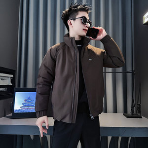 MF104-P138 控178  冬季社会小伙加厚保暖立领棉衣棉服外套 红色1图片