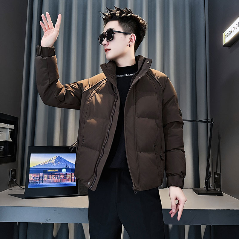 MF83-P138控178冬季社会小伙加厚保暖立领棉衣棉服外套黑色1,男装棉衣,电商A220