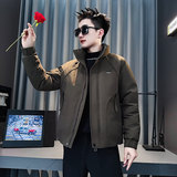 MF101-P138控178冬季社会小伙加厚保暖立领棉衣棉服外套黑色1，男装棉衣，电商A220