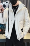 MF26-P148控198冬季社会精神小伙痞立领保暖休闲棉衣外套黑1，男装棉衣，电商A220