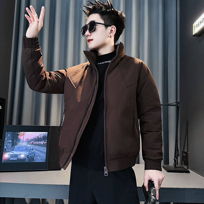 MF106-P138控178冬季社会小伙加厚保暖立领棉衣棉服外套绿色2,男装棉衣,电商A220