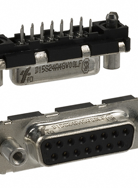 FCI 连接器 D-Sub 15路 母形插口 插座 D15S24A4GV00LF