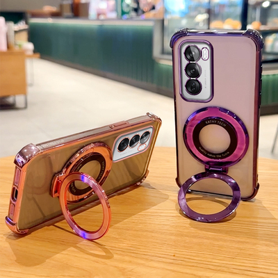 适用OPPO Reno12手机壳带镜头膜opporeno12pro保护套气囊防摔CPH2629硅胶软壳2625全包case透明海外版外壳por