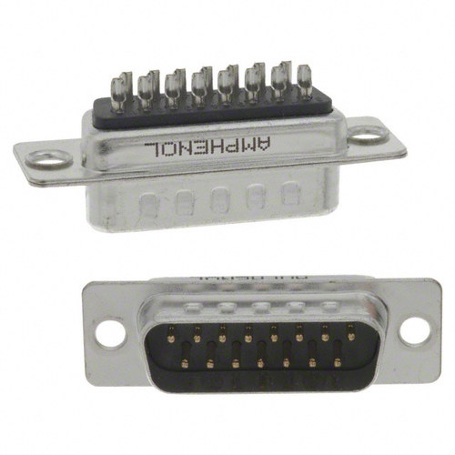 Amphenol  D-Sub 连接器 15路 G17S 插头 公引脚 G17S1510110EU