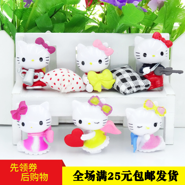 KTèÉúÈÕµ°¸â×°Êΰڼþ Ktè6¼þÌײåÆì²åÅÆ Ê÷Ö¬hello kitty¹«×Ð