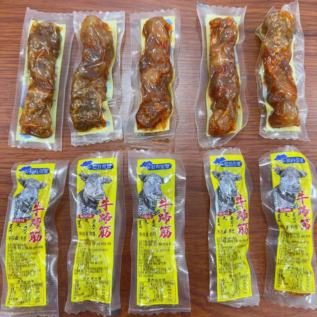 牛蹄筋内蒙古特产独立小包装500g酱卤烧烤香辣味肉类熟食即食小吃