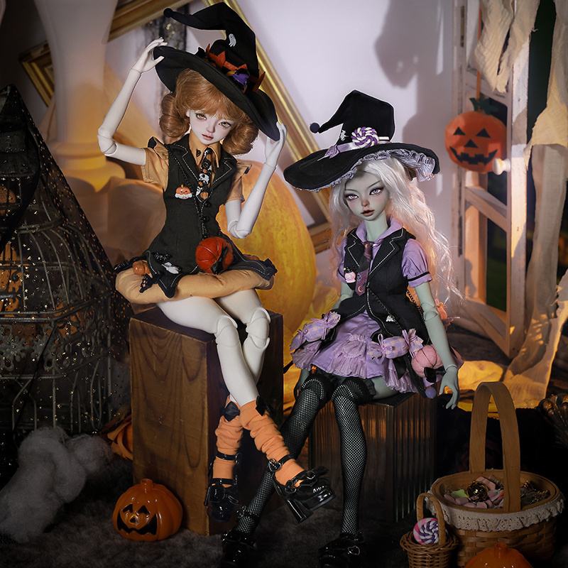 4分bjd娃娃魔幻换装人形玩偶