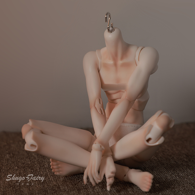 bjd娃娃4分体素体雪鸮身体裸娃