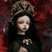 bjd3分女娃娃Jeremy杰瑞米黑纱裙sd关节人偶可动限量玩偶现货化妆