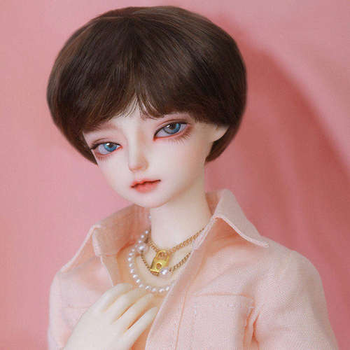 原创正版bjd4分娃娃粉色西装玩偶
