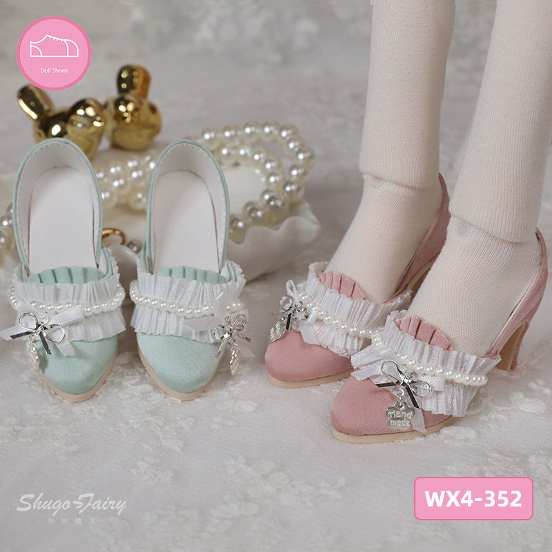 4分bjd娃鞋白薇高跟脚娃鞋