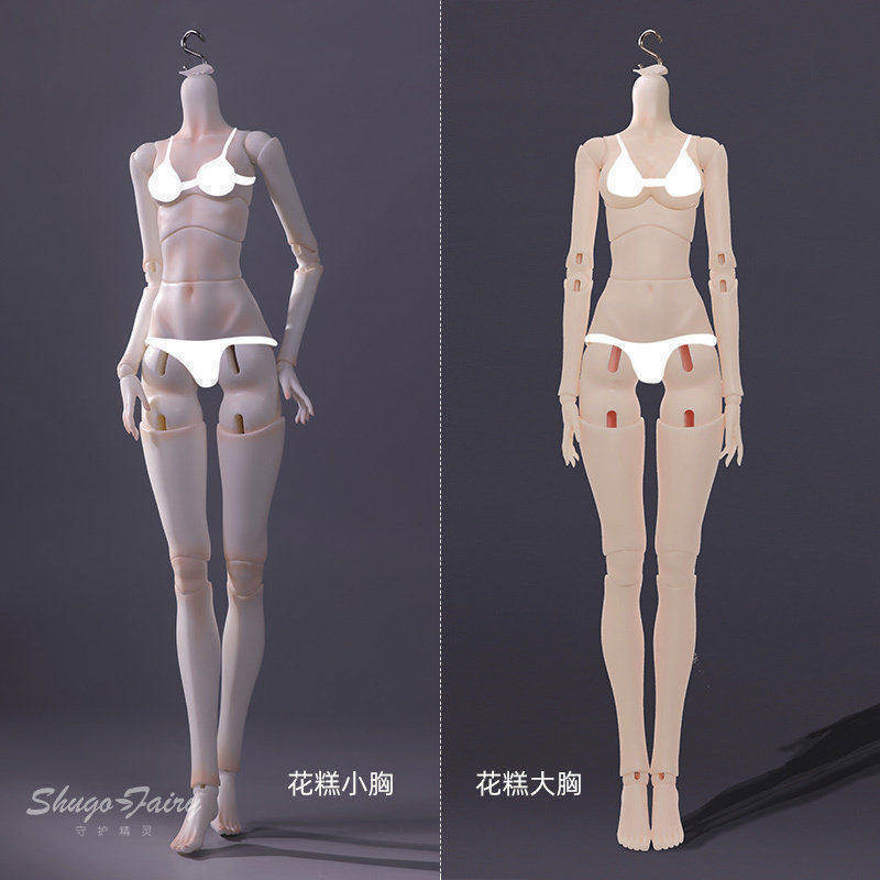 4分bjd花糕女素体sd人偶娃娃图片