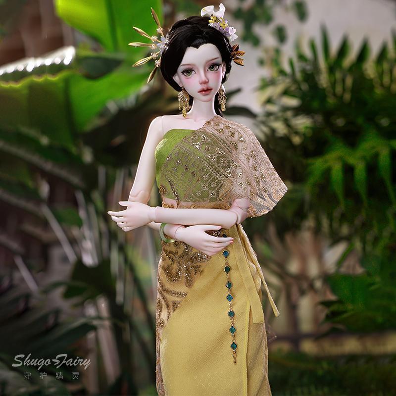 3分bjd娃娃芬尼民族风傣族少女