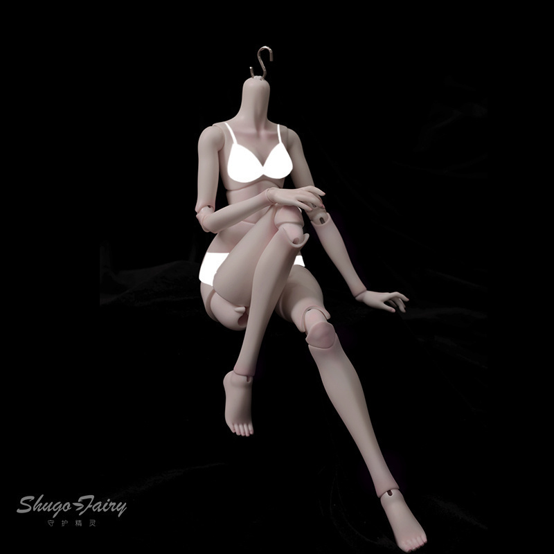 BJD素体娃娃白薇大小胸素体可调